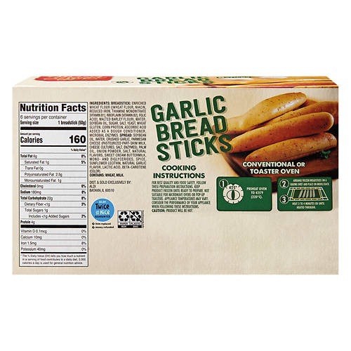 Mama Cozzi's Pizza Kitchen Garlic Breadsticks, 6 count